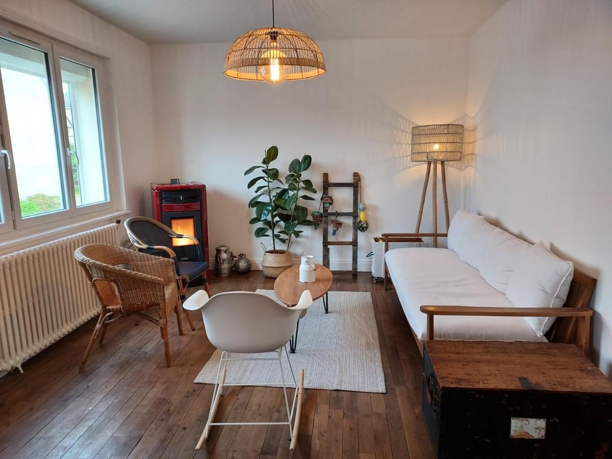 Maison Au Coeur Du Bourg, Plages A Pied Plougasnou Eksteriør billede